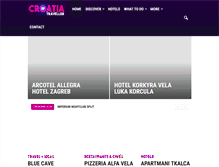 Tablet Screenshot of croatiatraveller.net