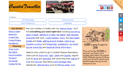 Desktop Screenshot of croatiatraveller.com